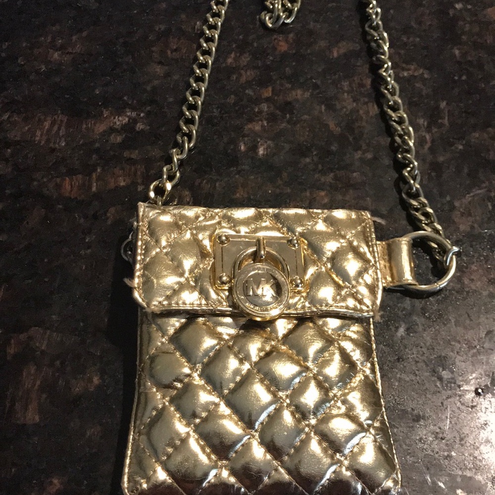 Gold Mk Purse Belt